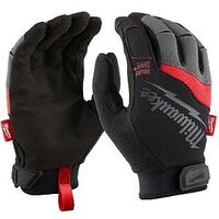 Milwaukee 48-22-8722 Work Gloves, Men's, L, 7.63 to 7.86 in L, Reinforced Thumb, Hook-and-Loop Cuff, Synthetic Leather