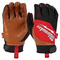 Milwaukee 48-73-0023 Breathable Lightweight Performance Gloves, Men's, XL, 10.4 in L, Hook and Loop Cuff, Brown