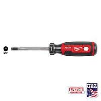 Milwaukee MT211 Screwdriver, 3/16 in Drive, Cabinet Drive, 6.7 in OAL, 3 in L Shank, Acetate Handle, Cushion-Grip Handle