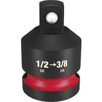 Milwaukee SHOCKWAVE Impact Duty Series 49-66-6725 Socket Reducer, 1/2 in Drive, 3/8 in Output Drive