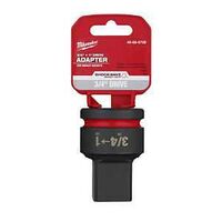 Milwaukee SHOCKWAVE Impact Duty 49-66-6729 Impact Adapter, 3/4 in Drive, Square Drive, 1 in Output Drive, 2.48 in L