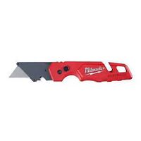Milwaukee FASTBACK 48-22-1501 Folding Utility Knife, 1.27 in L Blade, 0.02 in W Blade, Steel Blade, 1 -Blade