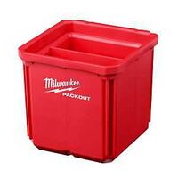 BIN SET POLYM ABS RED 4X4X4IN 