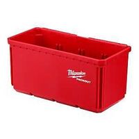 BIN SET LARGE ABS RED 8X8X4IN 