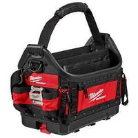 STRUCTRED TOTE POLYES RED 15IN