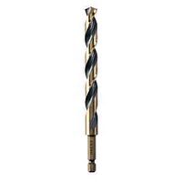 DRILL BIT BLACK & GOLD 7/16IN 