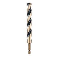 DRILL BIT BLACK & GOLD 1/2IN  