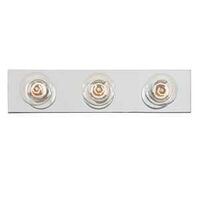 Westinghouse 66406 Bath Bar, 3-Lamp, Chrome Fixture