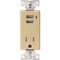 Cooper TR7740V-K Combination Electrical Receptacle