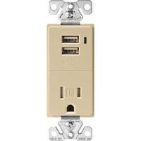 Cooper TR7740V-K Combination Electrical Receptacle