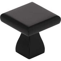 CABINET KNOB MATTE BLACK 1IN  