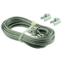 Prime Line GD 52102 Aircraft Safety Cable Set with Cable Clamps