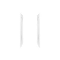 SHWR END WALL SET CRV WHT 34IN