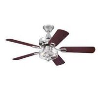 Westinghouse Richboro Series 7312500 Indoor Ceiling Fan, Light Maple/Rosewood Blade, 42 in Sweep, MDF Blade