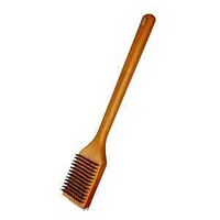 GRILL BRUSH WOOD 18IN         