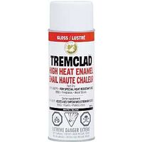 Tremclad 29304522 High Heat Spray Paint, Gloss, White, 340 g, Can