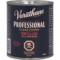 Varathane Y90041 Finish, Gloss, Clear, Liquid, 946 mL, Can