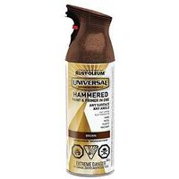 Rust-Oleum 246444 Hammered Spray Paint, Hammered Gloss, Brown, 340 g, Can