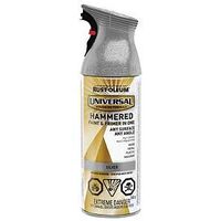 Rust-Oleum 246445 Hammered Spray Paint, Hammered Gloss, Silver, 340 g, Can