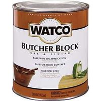 Watco Y242771 Butcher Block Oil and Finish, Clear, Liquid, 473 mL