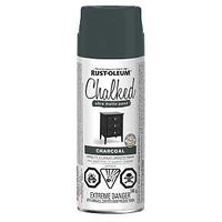 Rust-Oleum 302821 Chalk Spray Paint, Ultra Matte, Charcoal, 340 g, Can