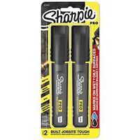 PERMNENT MARKER CHISEL TIP BLK