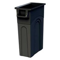 CONTAINER WASTE BLACK 23 GAL  