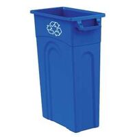 CAN RECYCLE BLUE 23 GALLON    