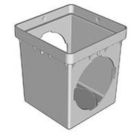 NDS 0909SD2 2-Hole Square Catch Basin