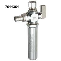 Dahl 611-PX3-31-14WHA- Angle Hammer Valve with Arrester, 1/2 x 3/8 in Connection, PEX Crimpex x Compression, Brass Body