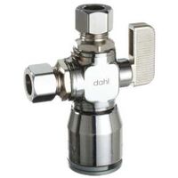 DAHL 511-QG3-31-30 Ball Valve, 1/2, 3/8 x 1/4 in Connection, Compression, Manual Actuator, Brass Body