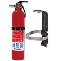First Alert HOME1/BRKT2 Rechargeable Fire Extinguisher Kit