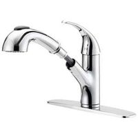 FAUCET KIT PULOUT SNGL LEV CHR