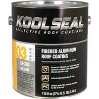 Kool Seal KST020400-16 Asphalt Based Aluminum Roof Coating