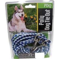 TIE OUT DOG POLY ROPE 15FT PDQ