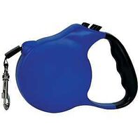 Casual Canine 11611 12 19 Belted Retractable Lead, 12 ft L, Blue, Snap Hook