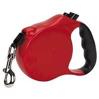 Casual Canine 11613 20 83 Belt Retractable Lead, 20 ft L, Red, Fastening Method: Snap Hook, XL Breed