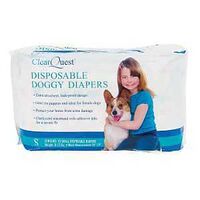 ClearQuest US948 12 Disposable Small Doggy Diapers, 10 to 19 in W