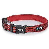 Guardian Gear ZA0006 16 83 Dog Collar, O-Ring Link, 16 to 83 in L Collar, Nylon, True Red