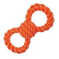 Infinity ZD2058 69 Dog Toy, Figure 8, Thermoplastic Rubber, Orange