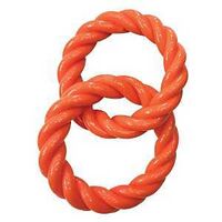 Infinity ZD2059 69 Dog Toy, 2-Ring, Thermoplastic Rubber, Orange