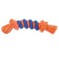 Infinity ZD2068 12 69 Dog Toy, S, Rope Bone, Thermoplastic Rubber, Orange