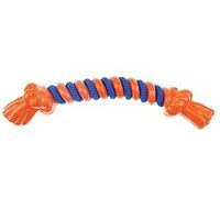 Infinity ZD2068 18 69 Dog Toy, L, Rope Bone, Thermoplastic Rubber, Orange