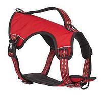 REFLECTIVE HARNESS NYLN RED XS