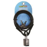 Kent 92002 Bicycle Padlock With 8 mm X 6 ft Cable