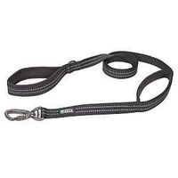 Guardian Gear ZA5172 06 30 Reflective Dog Leash, 6 ft L, Nylon Line, Black, Fastening Method: Snap