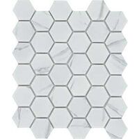 WALL TILE CALACATA 2IN HEX MOS
