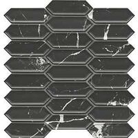 WALL TILE NERO PICKET MOSAIC  