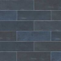 WALL TILE GLOSSY AZUL 3 X 8IN 
