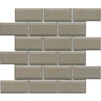 WL TILE GLSY TAUPE 2X4IN OFFST